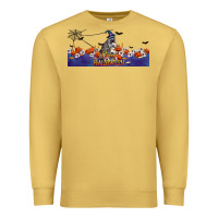 Antique Gold Happy Halloween Raccon Premium Sweatshirt - LillyAllenDesigns