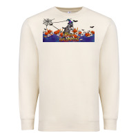 Sandshell Happy Halloween Raccon Premium Sweatshirt - LillyAllenDesigns