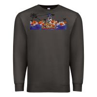Smoke Happy Halloween Raccon Premium Sweatshirt - LillyAllenDesigns