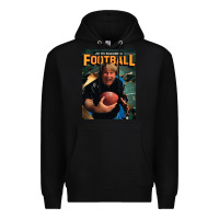 Black john madden football Premium Hoodie - tuanDangUi