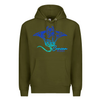Army Green Cancun Sea Stingray Mexico Matching Family Vacatio Premium Hoodie - tuanDangUi