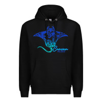 Black Cancun Sea Stingray Mexico Matching Family Vacatio Premium Hoodie - tuanDangUi