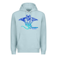 Blue Mist Cancun Sea Stingray Mexico Matching Family Vacatio Premium Hoodie - tuanDangUi