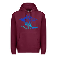 Burgundy Cancun Sea Stingray Mexico Matching Family Vacatio Premium Hoodie - tuanDangUi