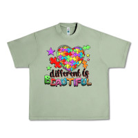 Oil Green different is beautiful Urban Heavy Tee - NancyCooperArtShop