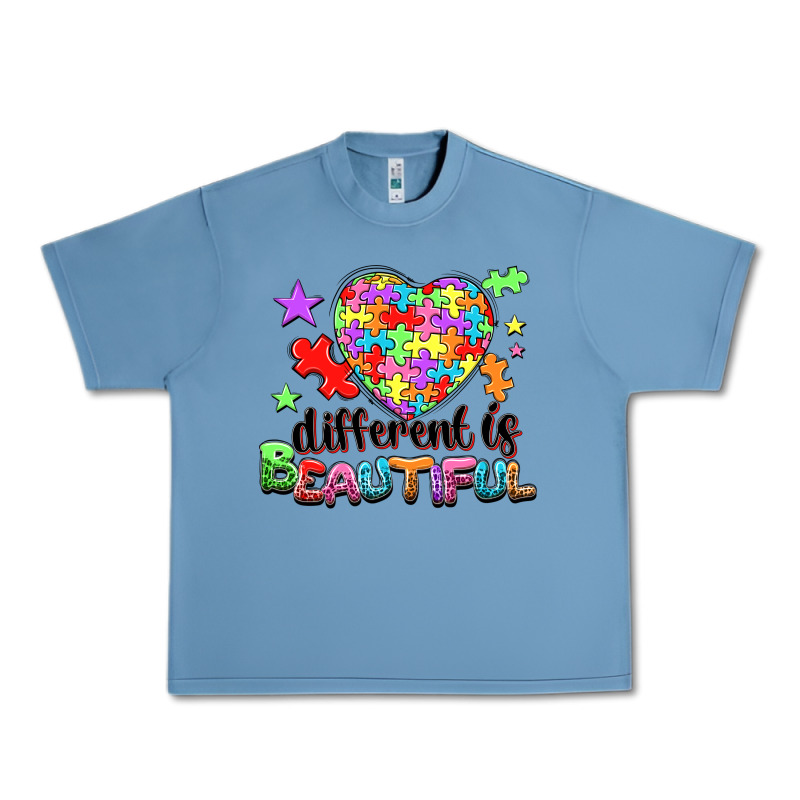 Different Is Beautiful Urban Heavy Tee by NancyCooperArtShop | Teevron
