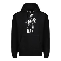 Black ray lamontagne   white stencil 1 Premium Hoodie - tuanDangUi