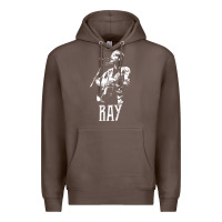 Coffee ray lamontagne   white stencil 1 Premium Hoodie - tuanDangUi