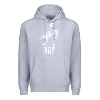 Heather Grey ray lamontagne   white stencil 1 Premium Hoodie - tuanDangUi