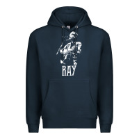 Navy ray lamontagne   white stencil 1 Premium Hoodie - tuanDangUi
