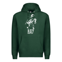 Sports Green ray lamontagne   white stencil 1 Premium Hoodie - tuanDangUi