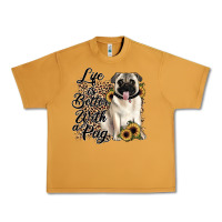 Peanut Butter life is better with a pug Urban Heavy Tee - JahusDesignShop