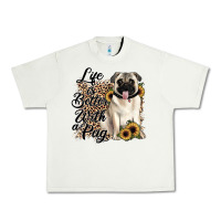 Pistachio life is better with a pug Urban Heavy Tee - JahusDesignShop