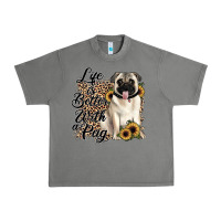 Tornado life is better with a pug Urban Heavy Tee - JahusDesignShop