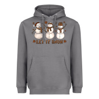 Storm Let It Snow Snowmen Heavyweight Hoodie - LillyAllenDesigns