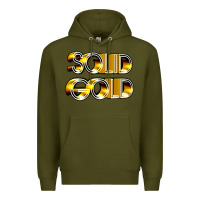 Army Green solid gold 1980s tv show pop music Premium Hoodie - tuanDangUi