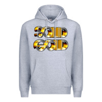 Heather Grey solid gold 1980s tv show pop music Premium Hoodie - tuanDangUi