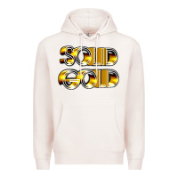 Pale Pink solid gold 1980s tv show pop music Premium Hoodie - tuanDangUi