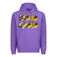Purple solid gold 1980s tv show pop music Premium Hoodie - tuanDangUi