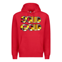 Red solid gold 1980s tv show pop music Premium Hoodie - tuanDangUi