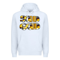White solid gold 1980s tv show pop music Premium Hoodie - tuanDangUi