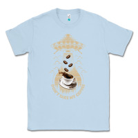 Dusty Blue Don't Take My Coffee Classic Tee - Bettercallsaul