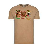 Vintage Coffee Peace Love Cinco De Mayo Vintage Tee - texasbilliewilder
