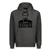 Charcoal Heather ryan fucking gosling Premium Hoodie - tuanDangUi
