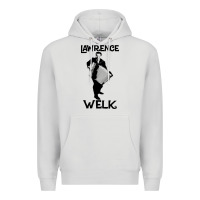 Dove Grey lawrence welk   name   the black stencil Premium Hoodie - tuanDangUi