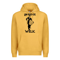 Mustard lawrence welk   name   the black stencil Premium Hoodie - tuanDangUi