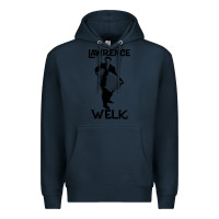 Navy lawrence welk   name   the black stencil Premium Hoodie - tuanDangUi