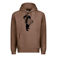 Chestnut lawrence welk   no name   the black stencil Premium Hoodie - tuanDangUi