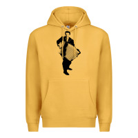 Mustard lawrence welk   no name   the black stencil Premium Hoodie - tuanDangUi
