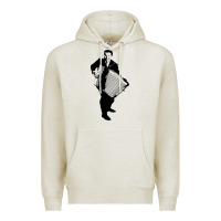 Oatmeal Heather lawrence welk   no name   the black stencil Premium Hoodie - tuanDangUi