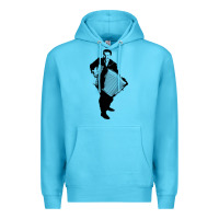 Ocean Blue lawrence welk   no name   the black stencil Premium Hoodie - tuanDangUi