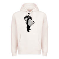 Pale Pink lawrence welk   no name   the black stencil Premium Hoodie - tuanDangUi