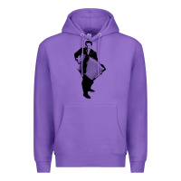 Purple lawrence welk   no name   the black stencil Premium Hoodie - tuanDangUi