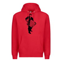 Red lawrence welk   no name   the black stencil Premium Hoodie - tuanDangUi
