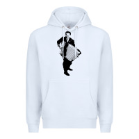 White lawrence welk   no name   the black stencil Premium Hoodie - tuanDangUi