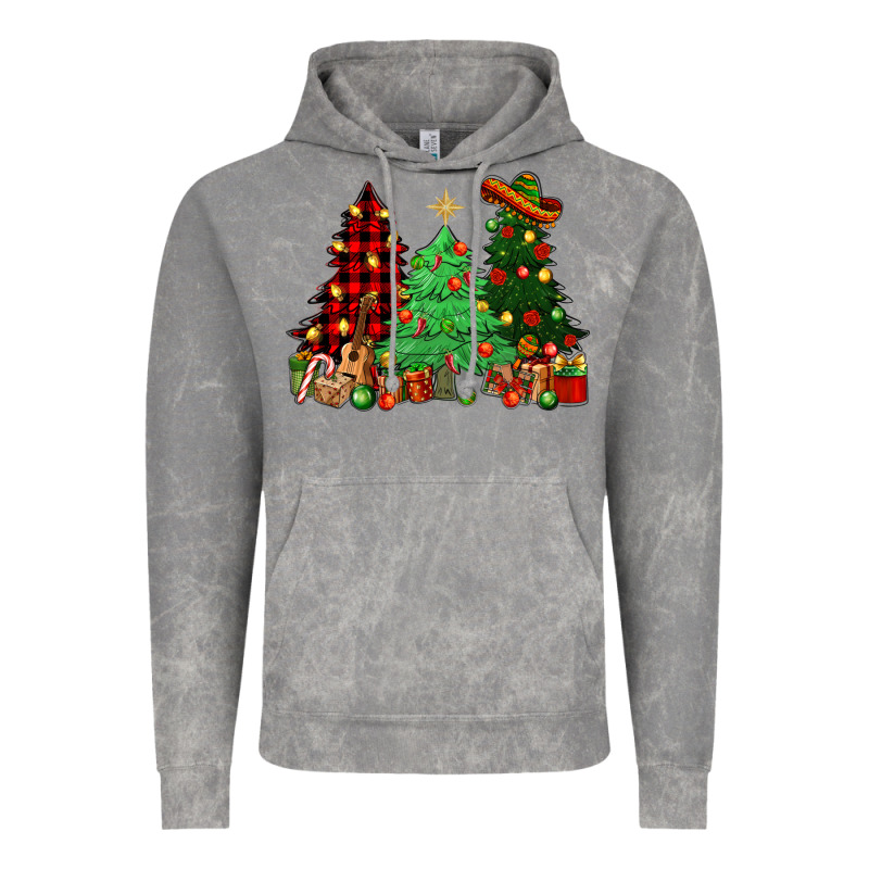 Mexican Christmas Trees Vintage Hoodie by NancyCooperArtShop | Teevron