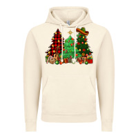 Vintage Artic Mexican Christmas trees Vintage Hoodie - NancyCooperArtShop