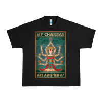 Black my chakras are aligned af vintage yoga meditation Urban Heavy Tee - tuanDangUi