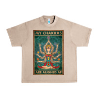 French Oak my chakras are aligned af vintage yoga meditation Urban Heavy Tee - tuanDangUi