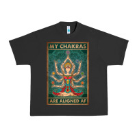 Pigment Black my chakras are aligned af vintage yoga meditation Urban Heavy Tee - tuanDangUi