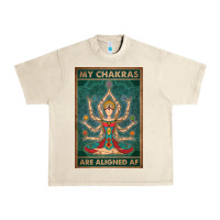 Sandshell my chakras are aligned af vintage yoga meditation Urban Heavy Tee - tuanDangUi