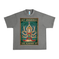 Tornado my chakras are aligned af vintage yoga meditation Urban Heavy Tee - tuanDangUi