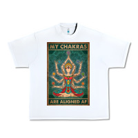 My Chakras Are Aligned Af Vintage Yoga Meditation Urban Heavy Tee | Teevron