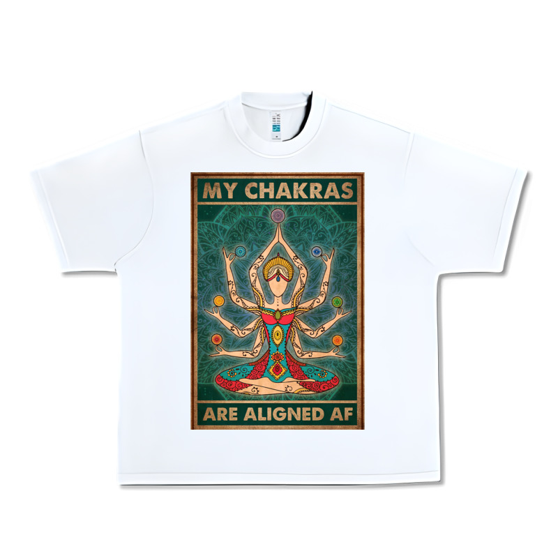 My Chakras Are Aligned Af Vintage Yoga Meditation Urban Heavy Tee by tuanDangUi | Teevron