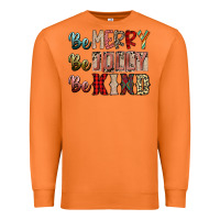 Carrot be merry be jolly be kind Premium Sweatshirt - SublimationCraftShop