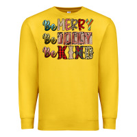 Lemon be merry be jolly be kind Premium Sweatshirt - SublimationCraftShop